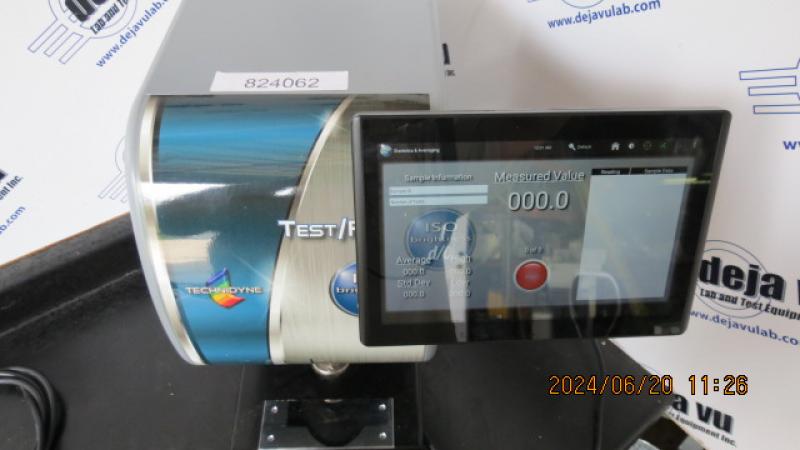 ISO brightness Tester ISO brightness Tester - This is current model unit in pristine condition! Compact, easy to calibrate and use! Measurements in seconds Conforms to ISO Standards 2469 and 2470 Adaptive Interface Technology Fluorescence measurement option Adjustable UV source Easy-To-Use Operator Interface