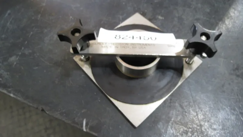 Cobb Sizing Tester - This set is in excellent condition. It measures moistures weight gain of paper samples over a specified time period.