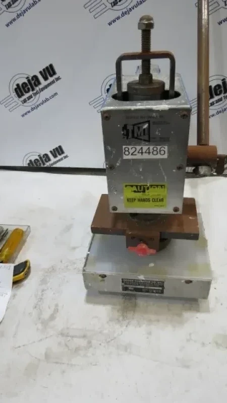 Manual Dic Cutter Manual Dic Cutter - The TMI/DGI Hand Expulsion press is used to cut samples with any number of quick change dies. It is safe, efficient, and effective. It is equipped with a 2.905 inch diameter die, but we have many dies in stock that will fit it. Smaller dies from NAEF cutters are compatible.